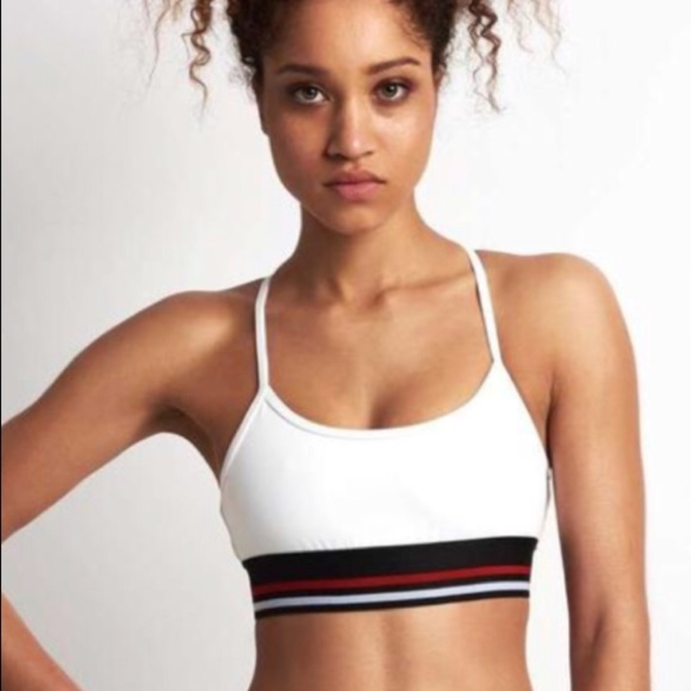 Splits 59 white sports bra - league bra